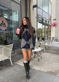 Pull en mohair RICHARD bleu