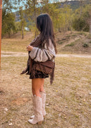 Sac à fringes KOS marron