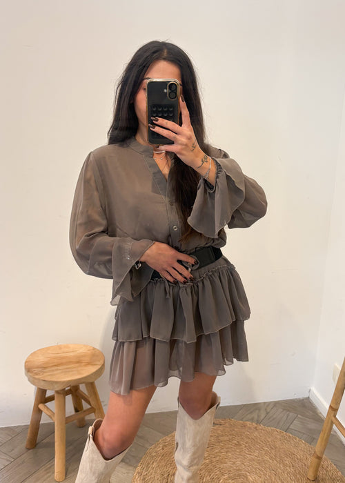 Robe à volants ELENA