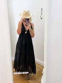 Robe soleil NINA noir