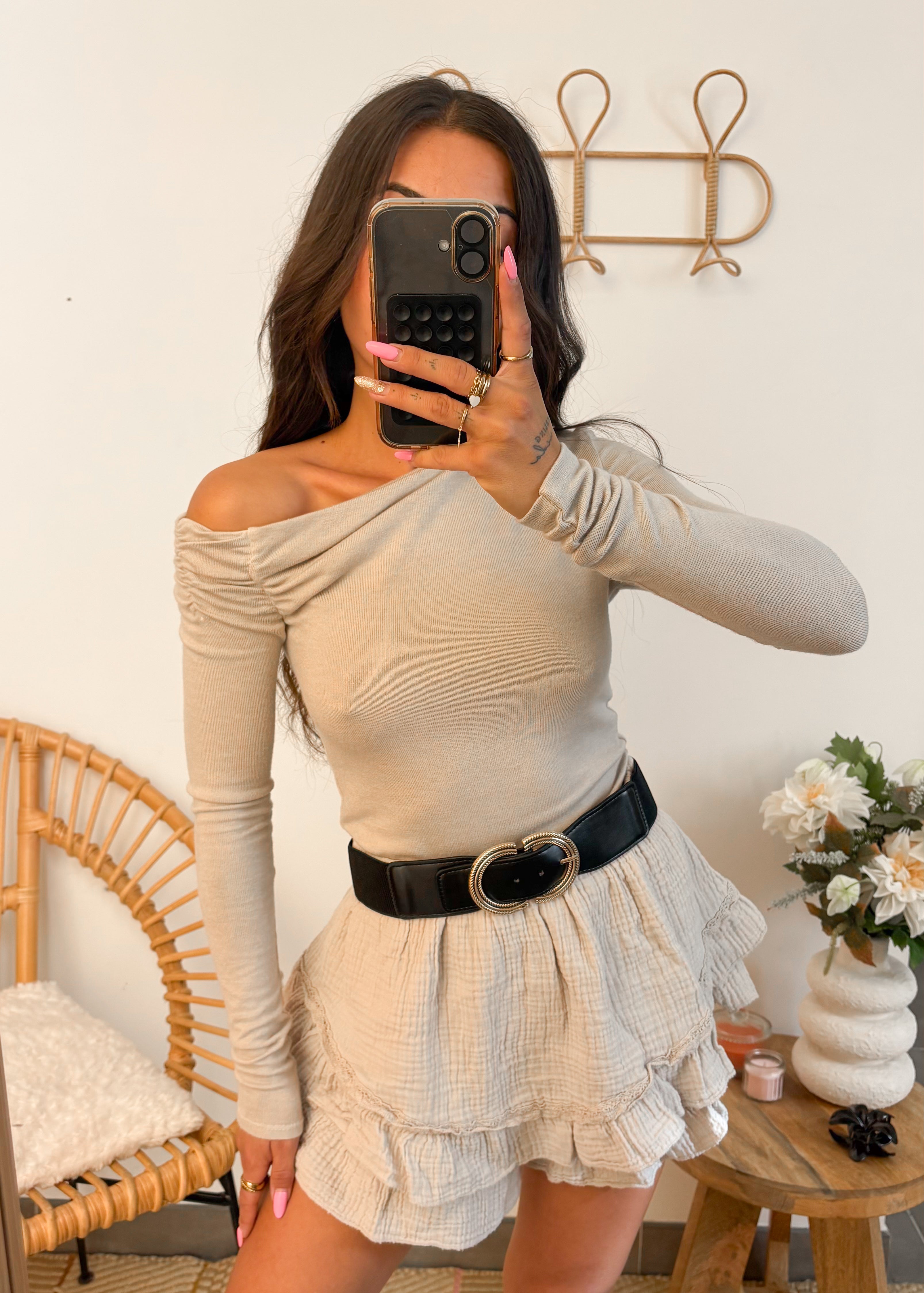 Pull MARGOT beige