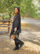 Sac à fringes KOS noir