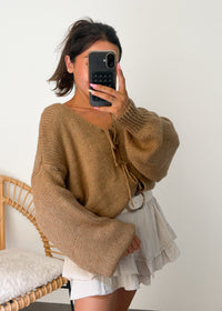 Gilet MARINA marron