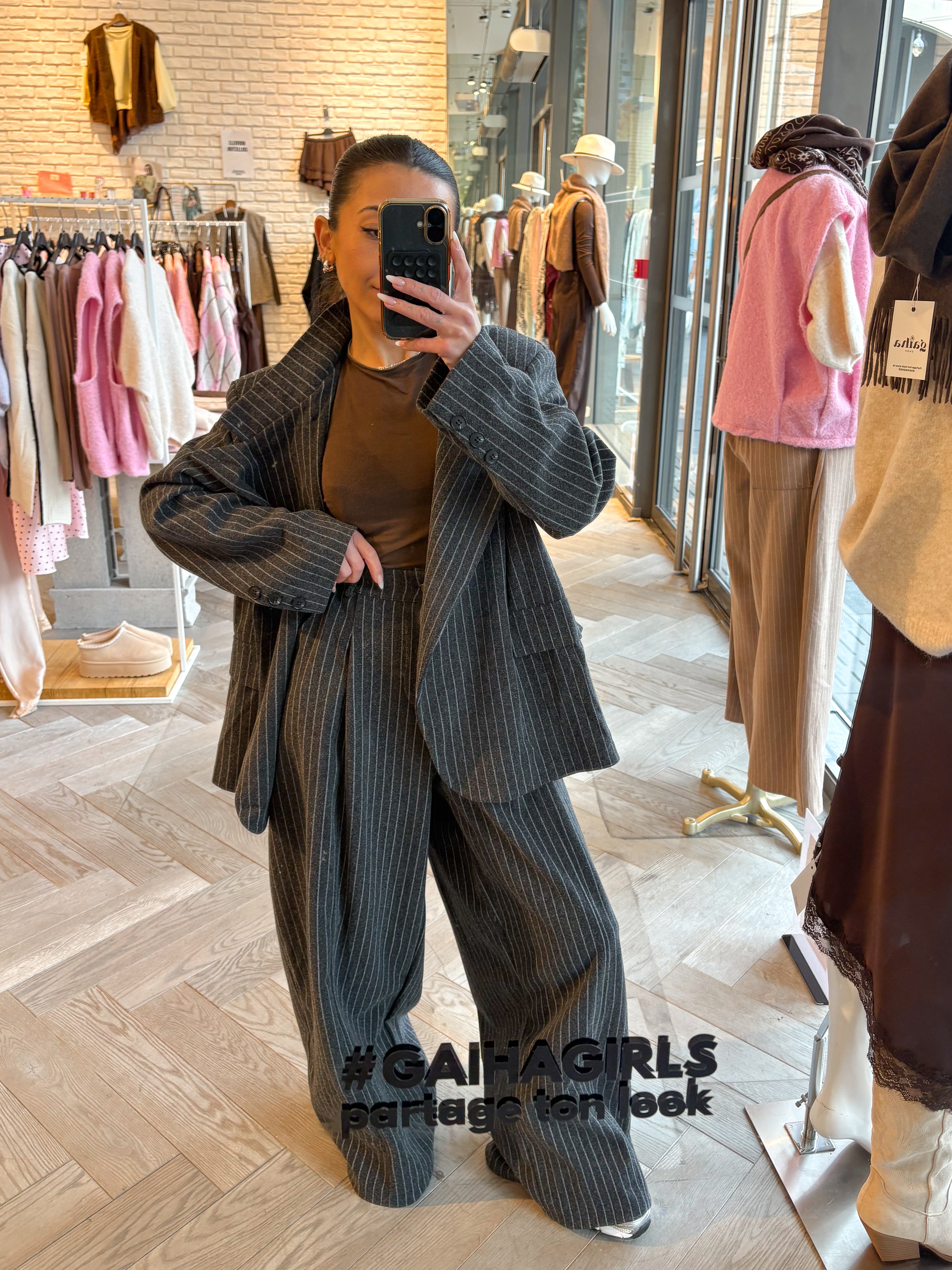 Pantalon POLO gris foncé