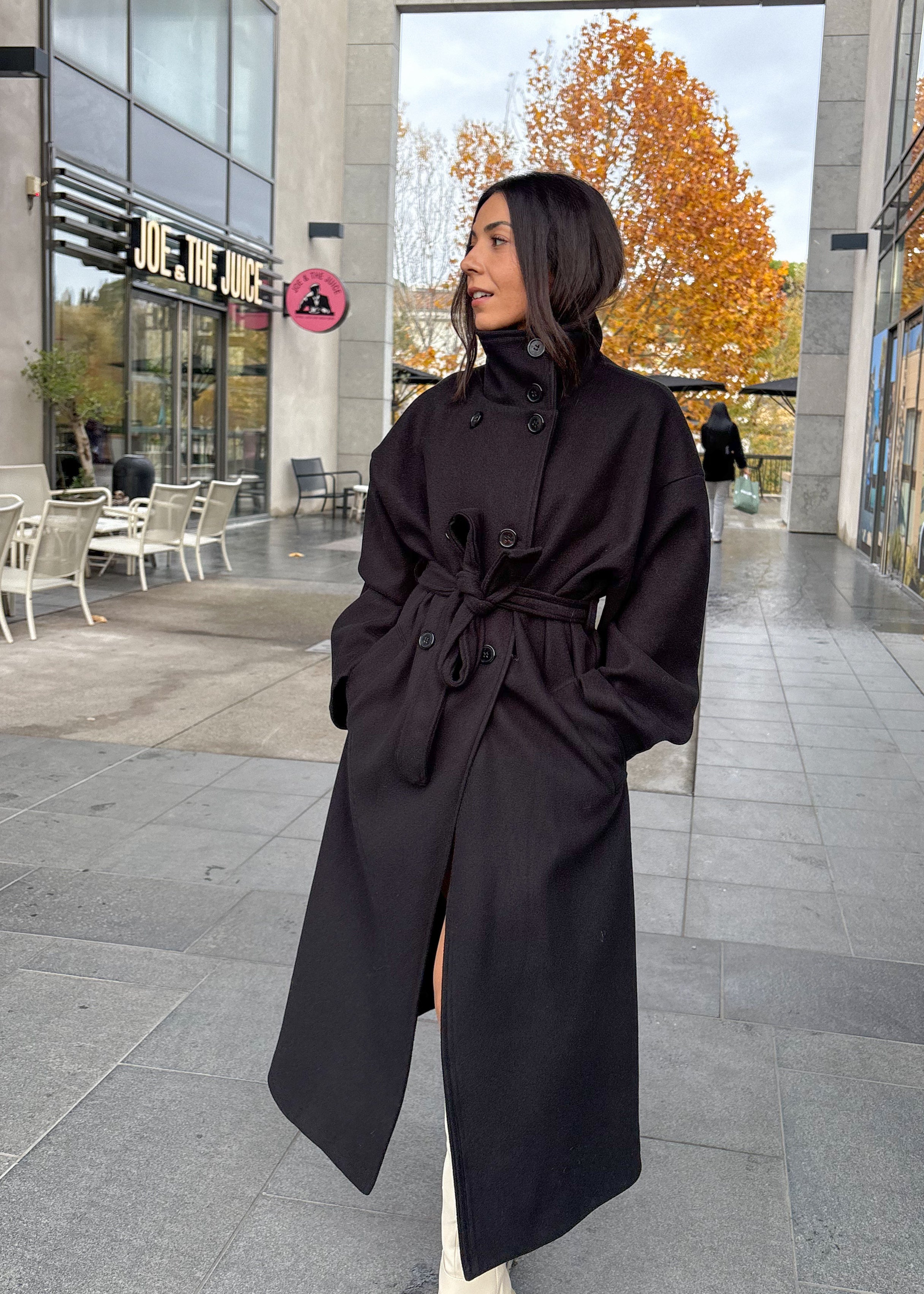 Manteau ABIGAIL noir