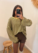 Top en coton ARTHUR jaune