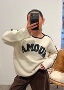 Pull laine AMOUR