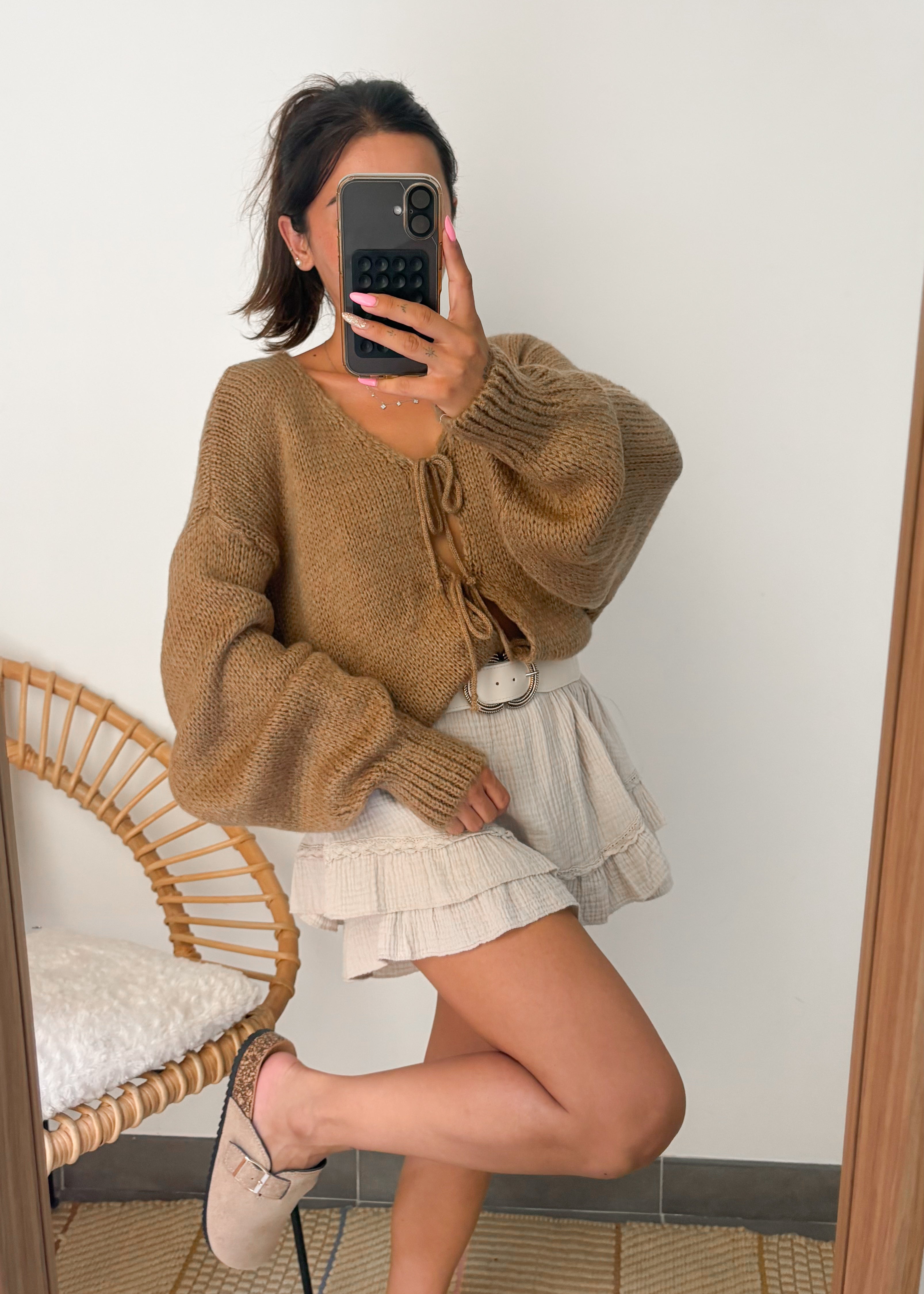 Gilet MARINA marron