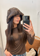 Bob MISHKA en fourrure chocolat