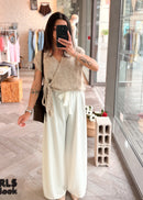 Pantalon ELIO fluide blanc