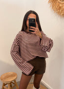 Top en coton ARTHUR rose