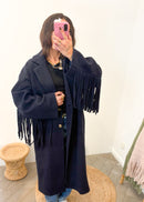 Manteau NEVAN bleu marine