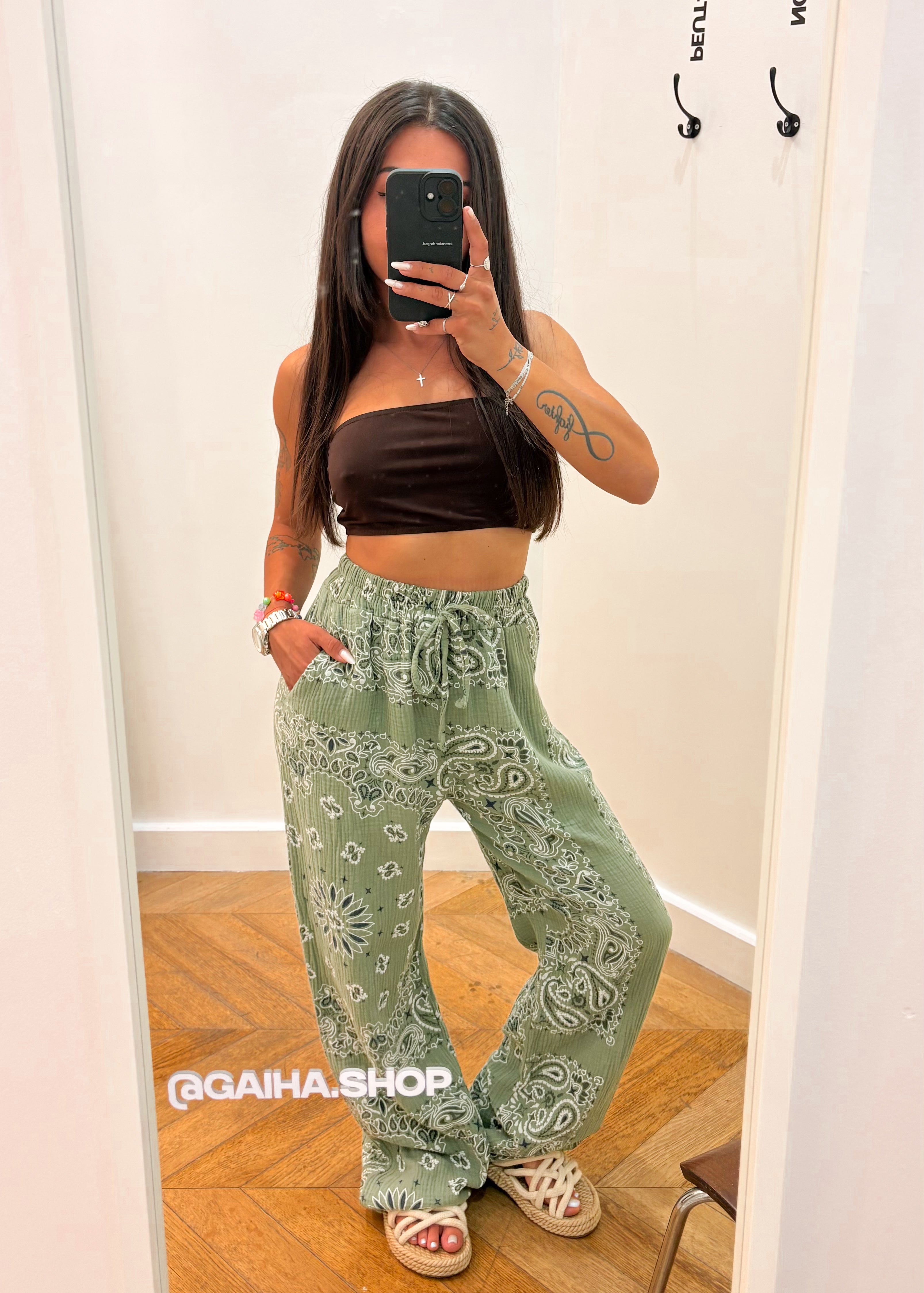 Pantalon BANDANA kaki