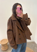 Manteau OLWEN marron