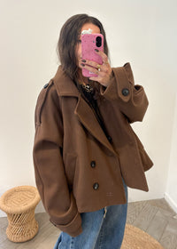 Manteau OLWEN marron