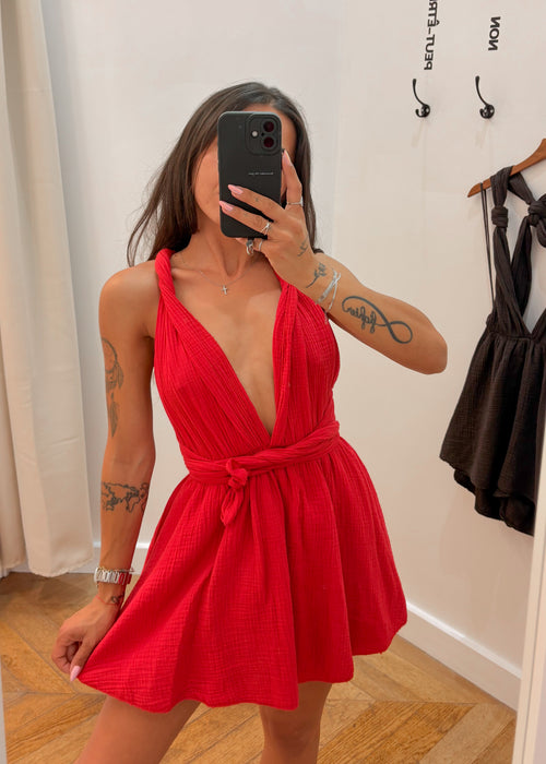 Combinaison GABRIELLA rouge