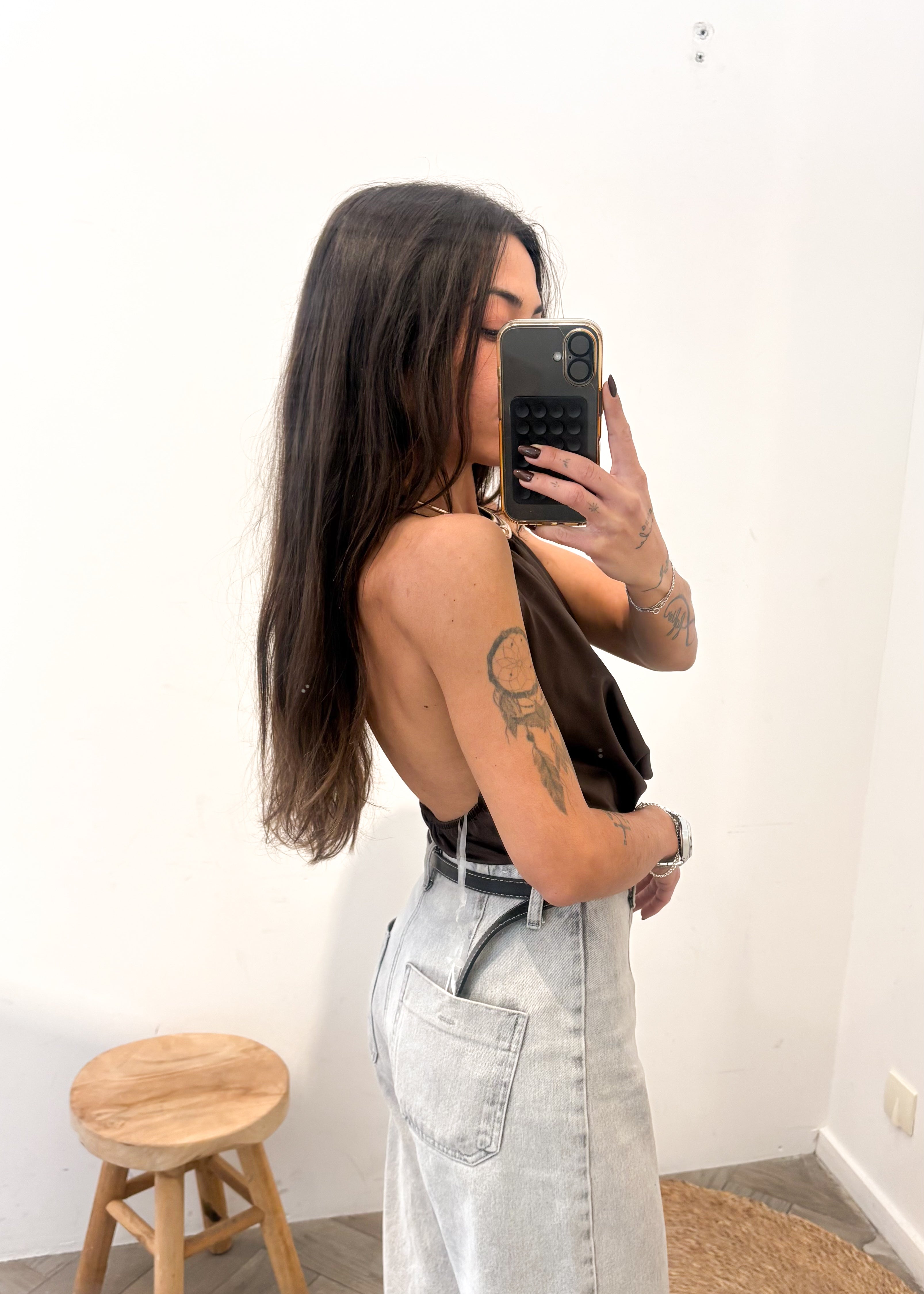 Body bijou SELMA marron