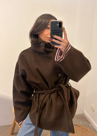 Manteau ELINA marron