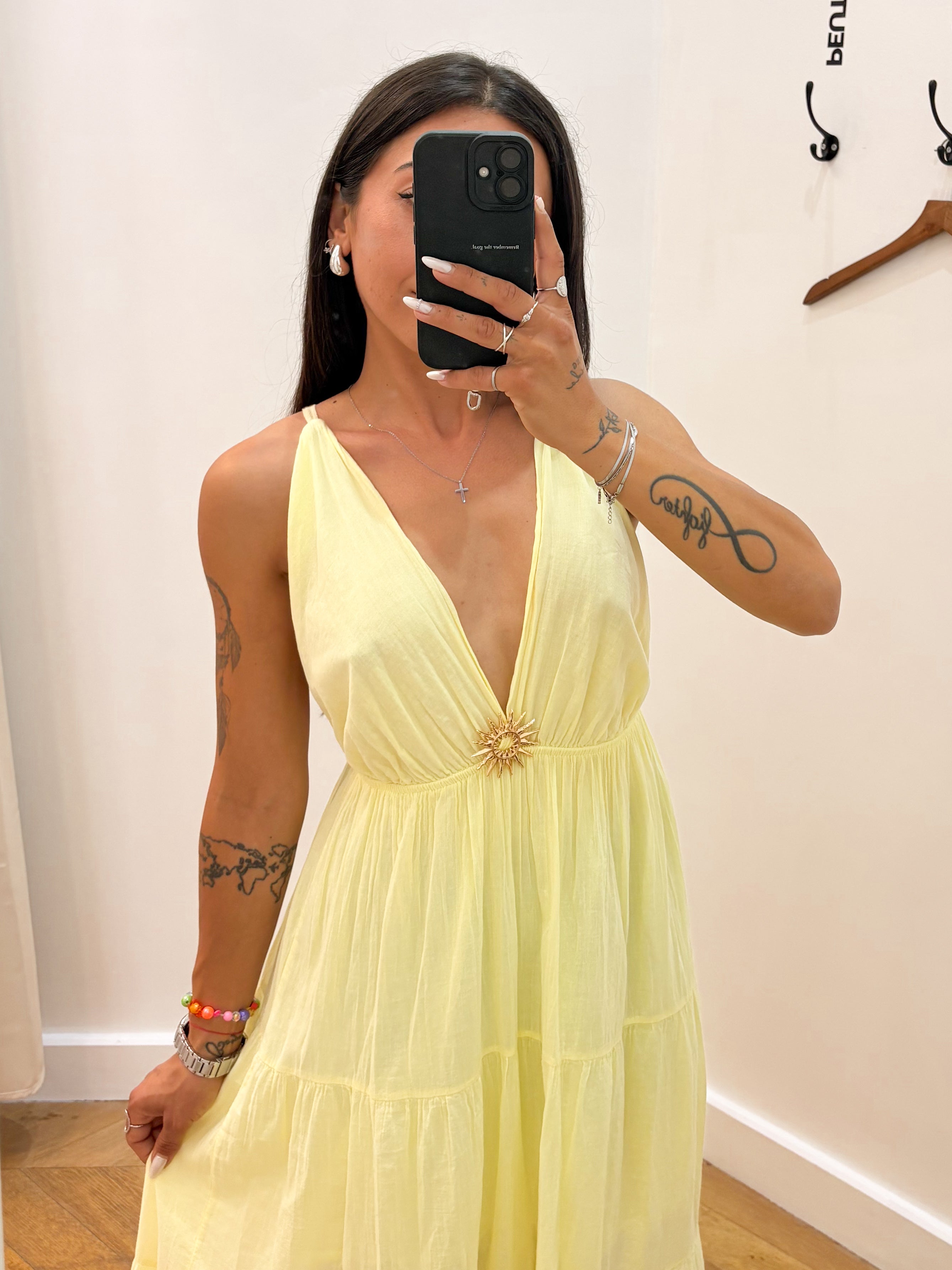 Robe soleil NINA jaune