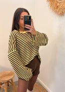 Top en coton ARTHUR jaune