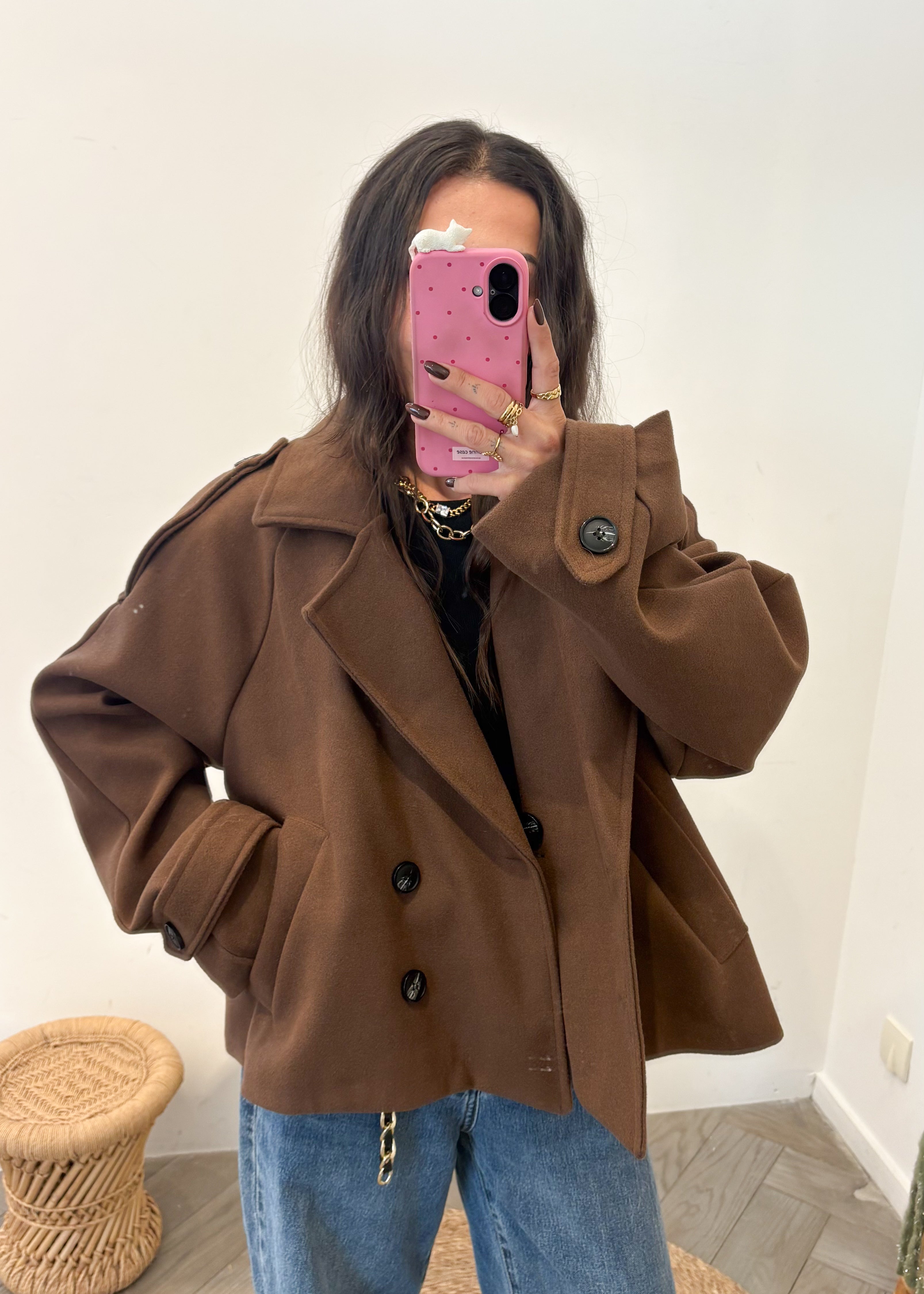 Manteau OLWEN marron