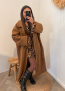 Manteau en laine ISAAC camel