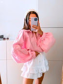 White Beryl - love cotton gauze shorts