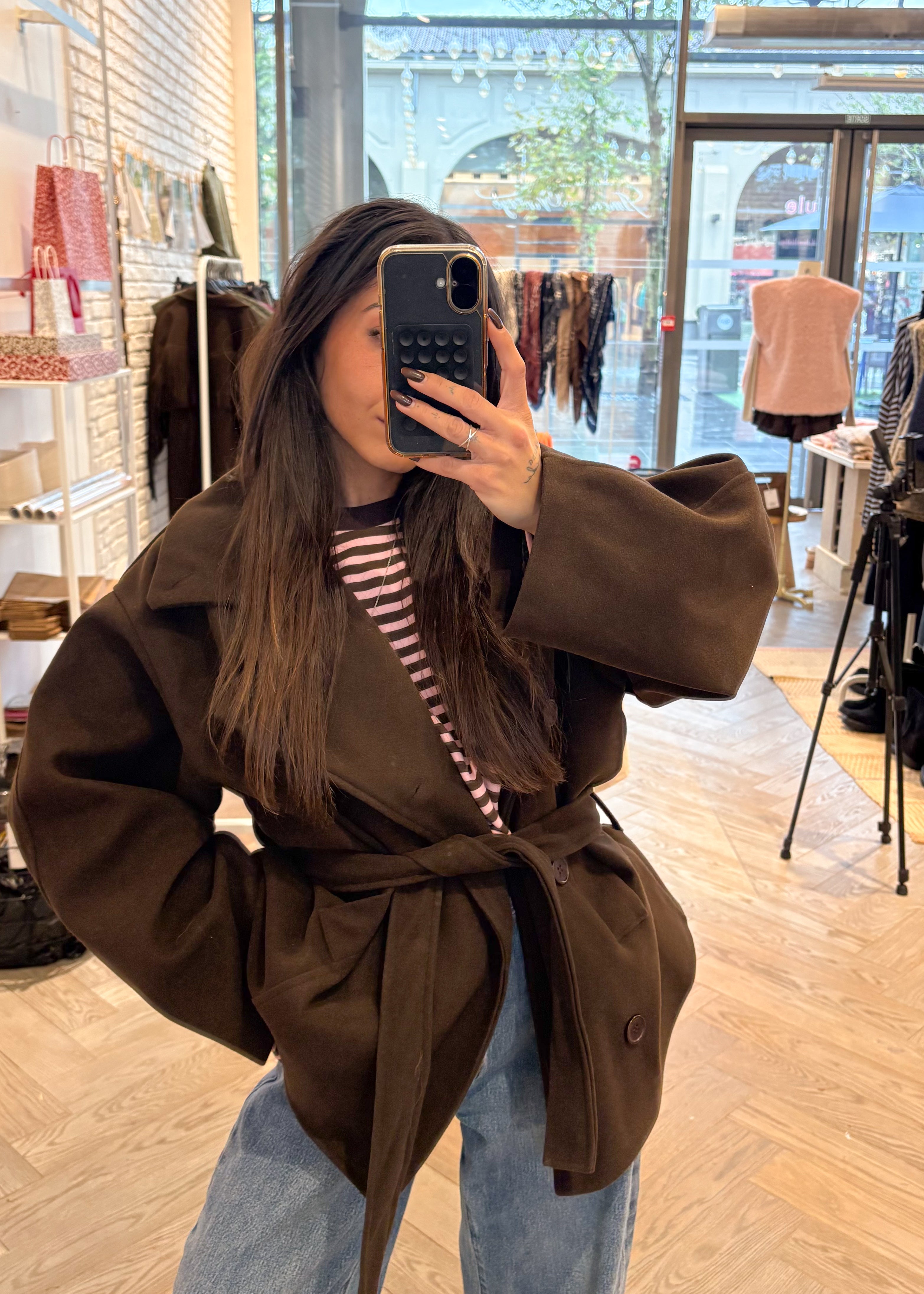 Manteau ELINA marron