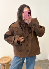 Manteau OLWEN marron