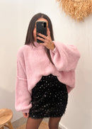 Jupe à sequins SOHEL noir