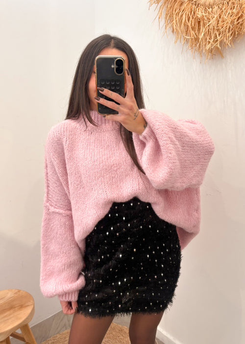 Jupe à sequins SOHEL noir