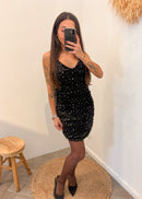 Robe à sequins LIOR noir