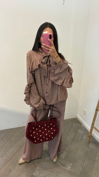 Sac à clous YOAN bordeaux