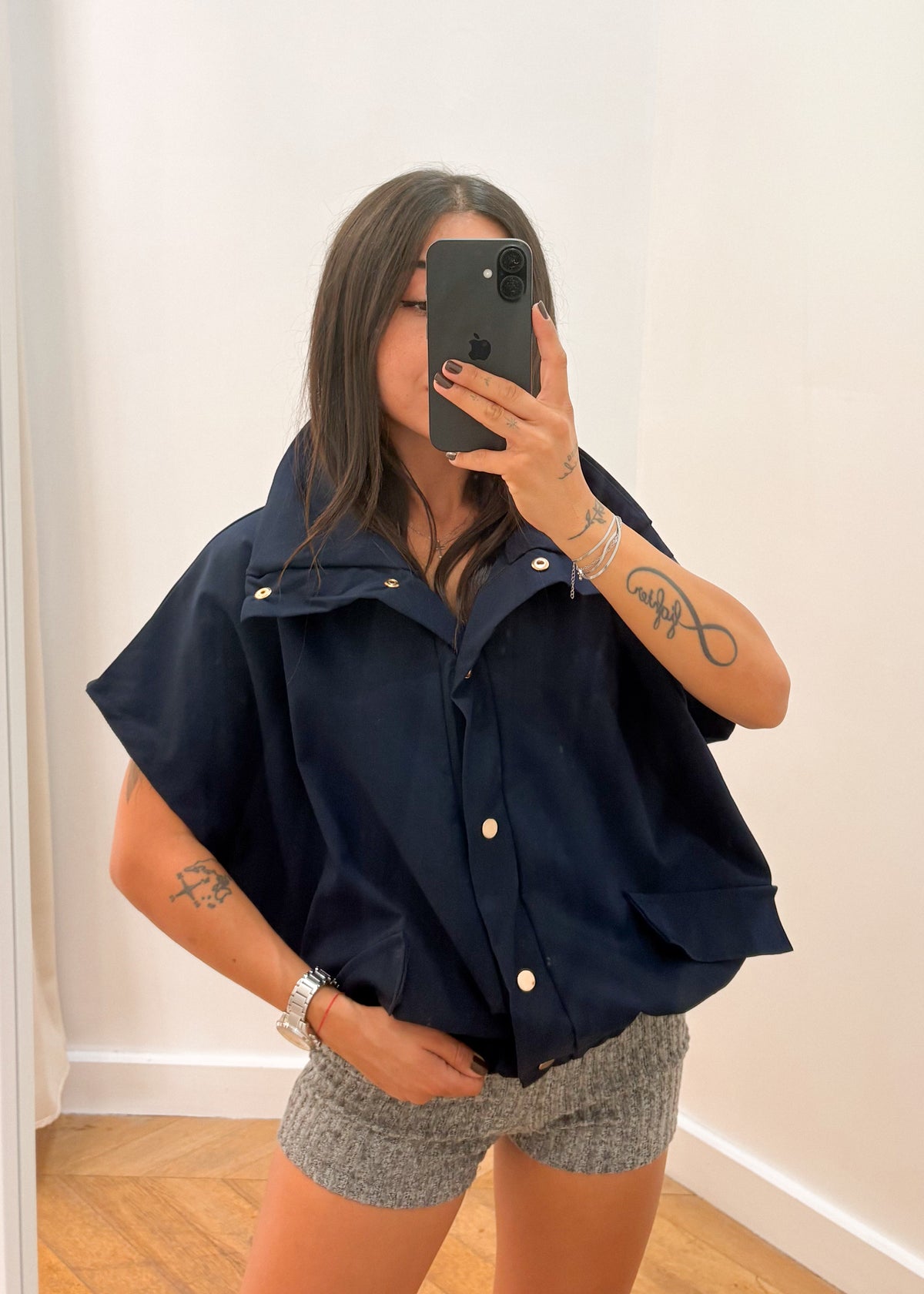 veste LANA bleu marine
