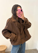 Manteau OLWEN marron