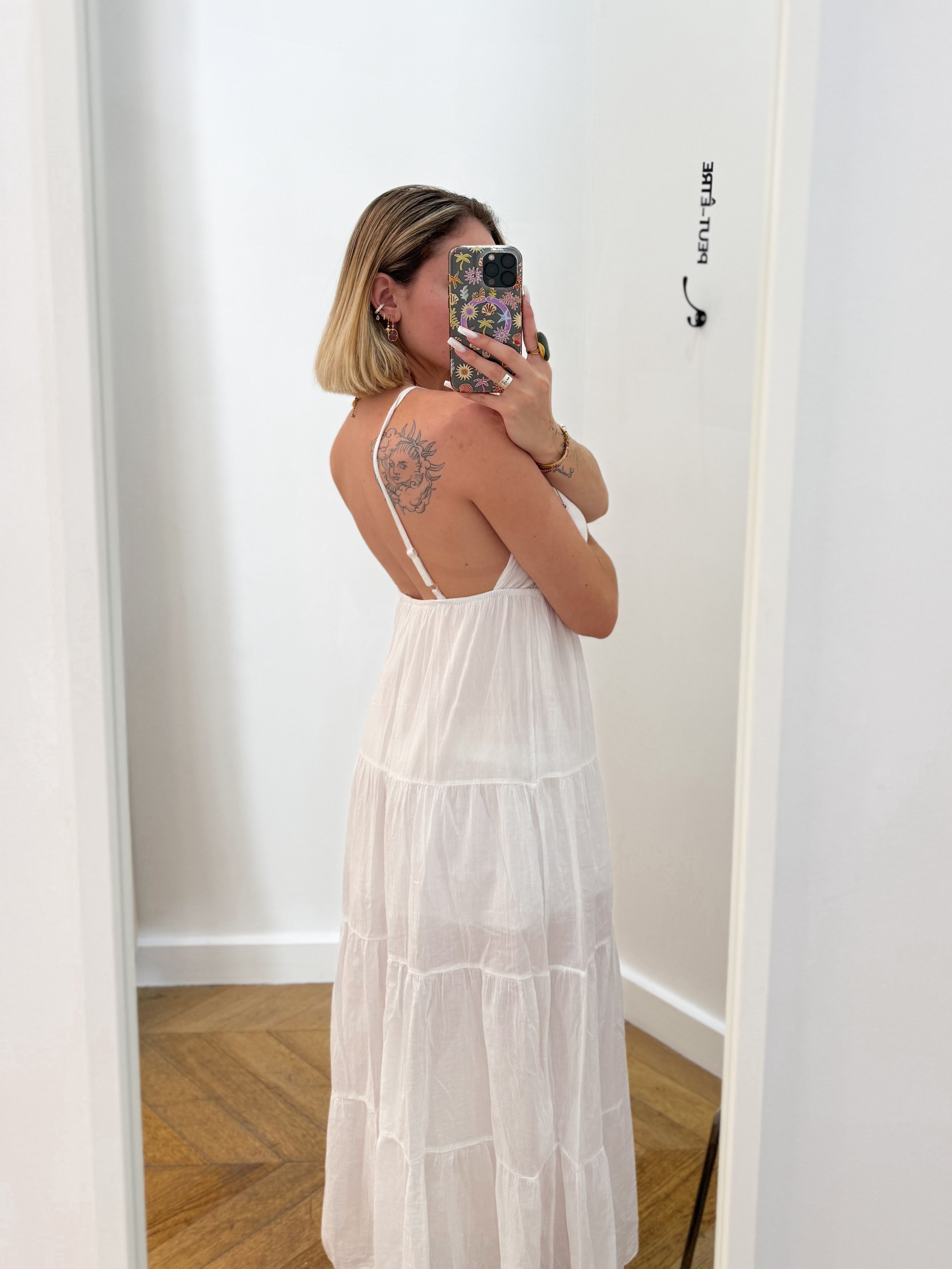Robe soleil NINA blanc