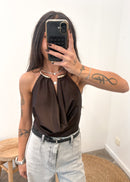 Body bijou SELMA marron