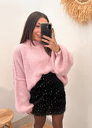 Jupe à sequins SOHEL noir