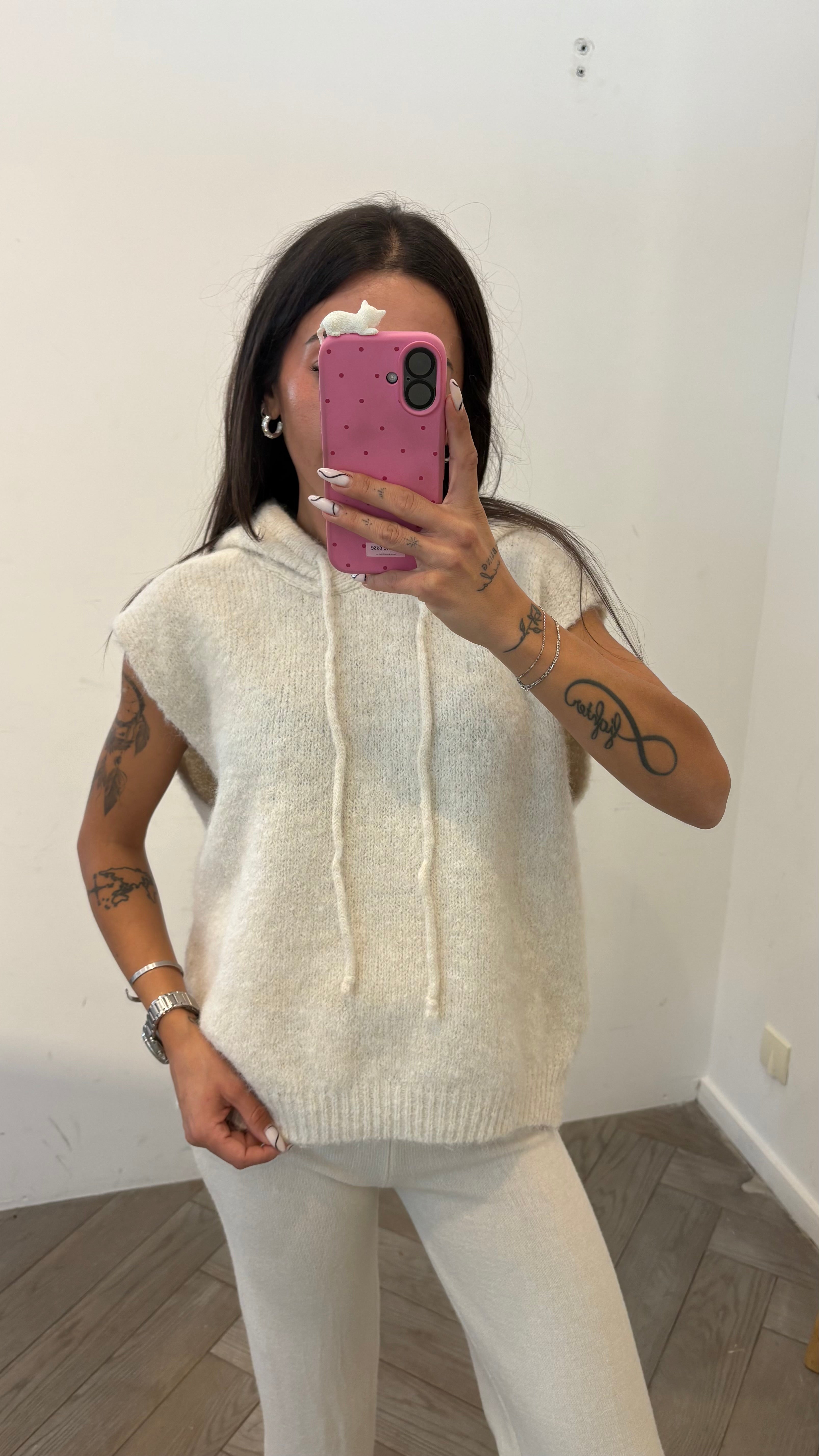 Pull ELARA en laine écru