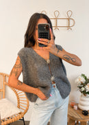 Gilet LÉNA gris