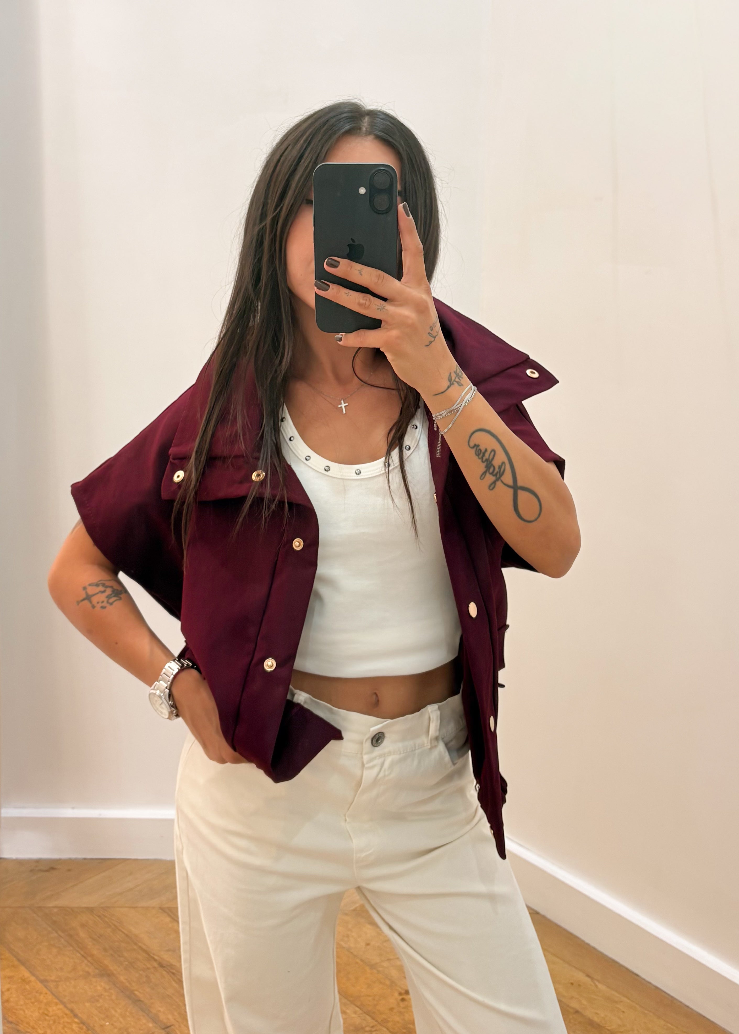 veste LANA bordeaux