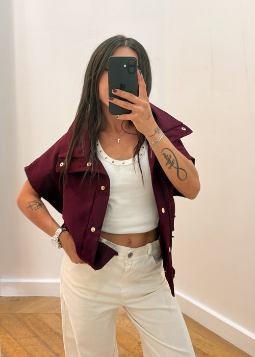veste LANA bordeaux