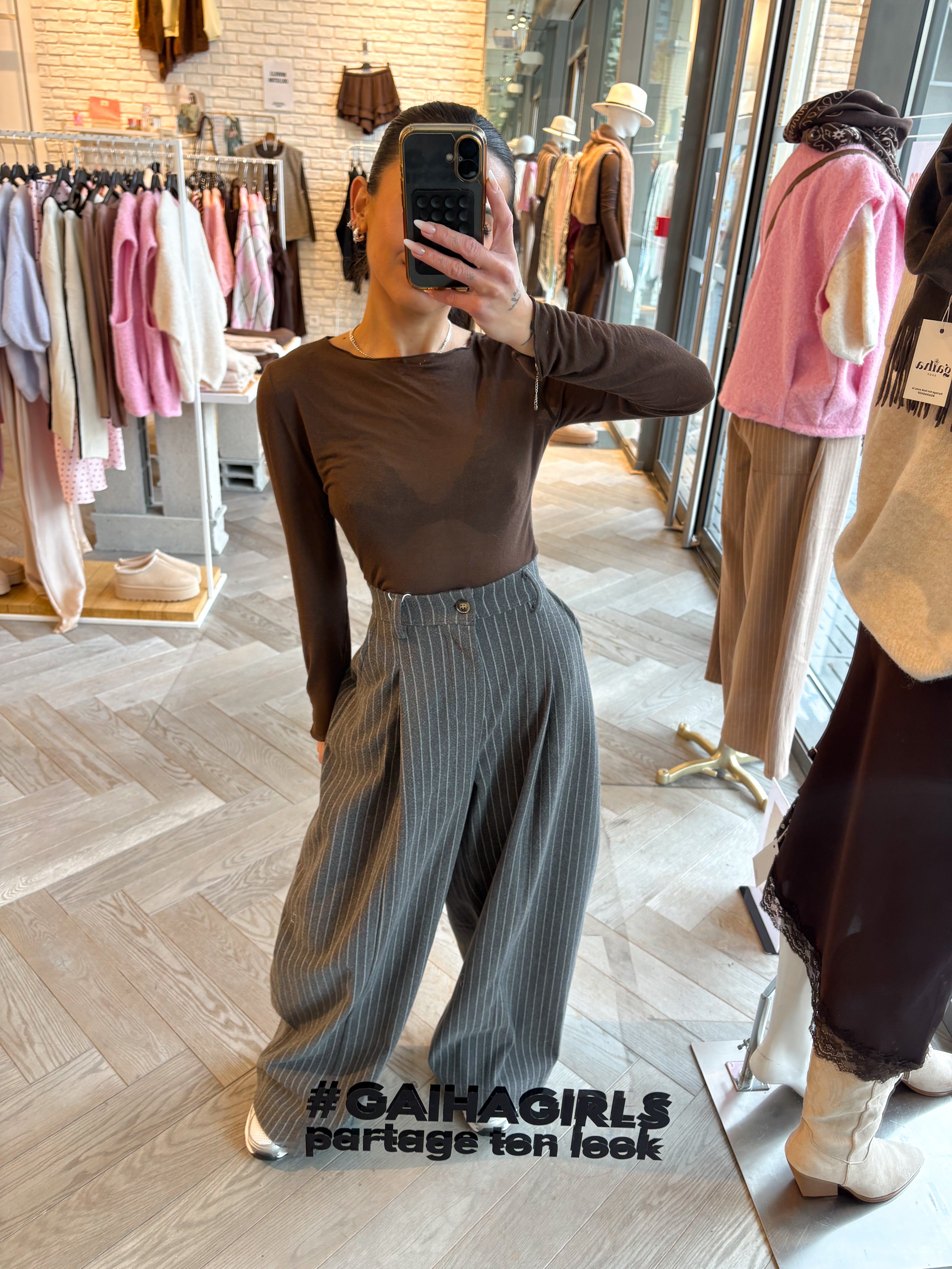 Pantalon POLO gris clair