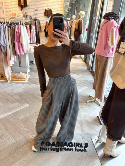 Pantalon POLO gris clair