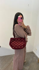 Sac à clous YOAN bordeaux