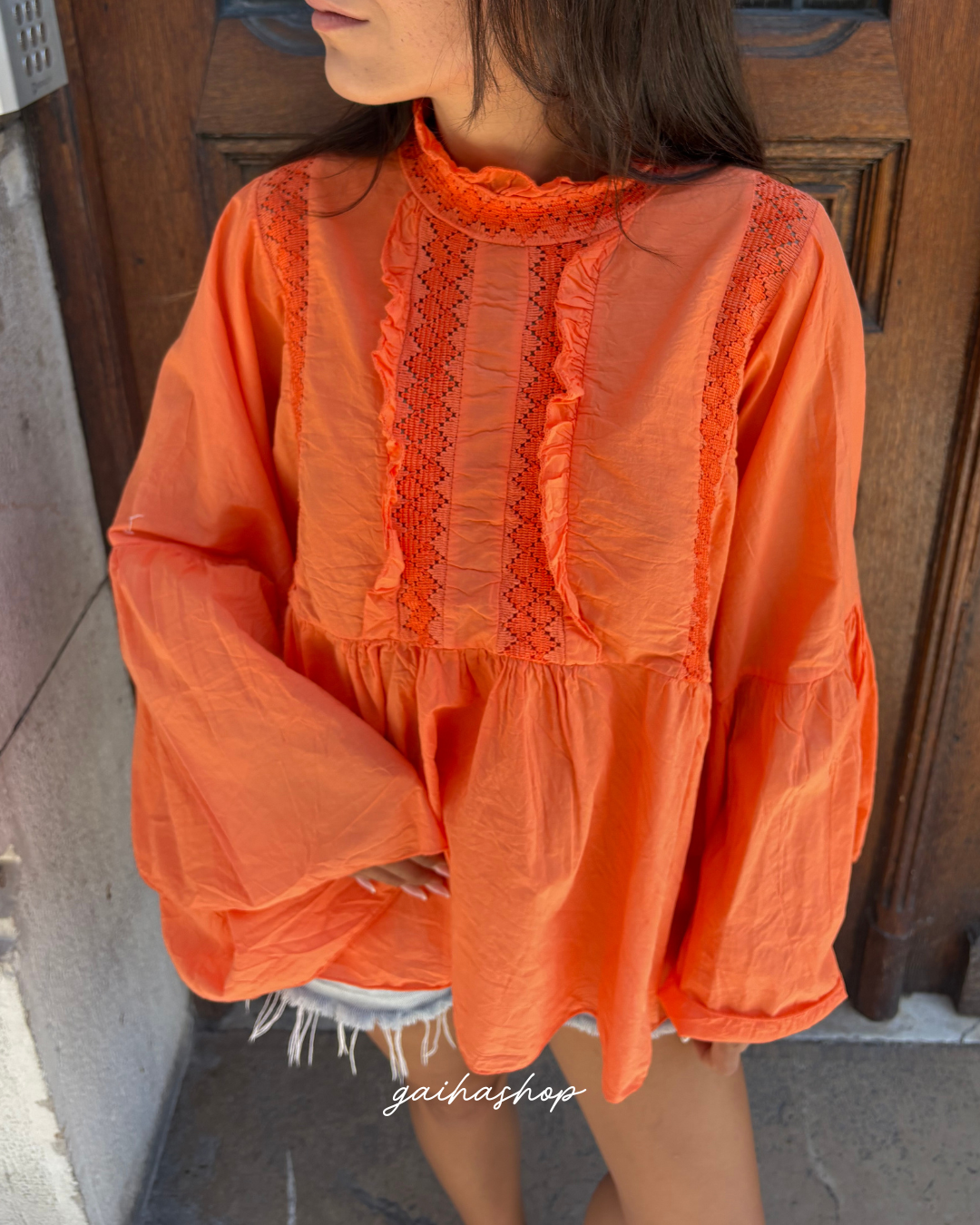 Blouse CHARLOTTE orange