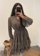 Robe à volants ELENA