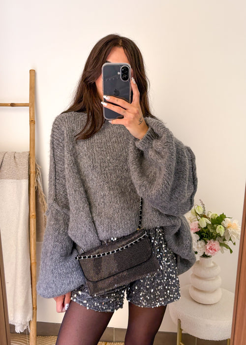 Short à sequins gris - Fall