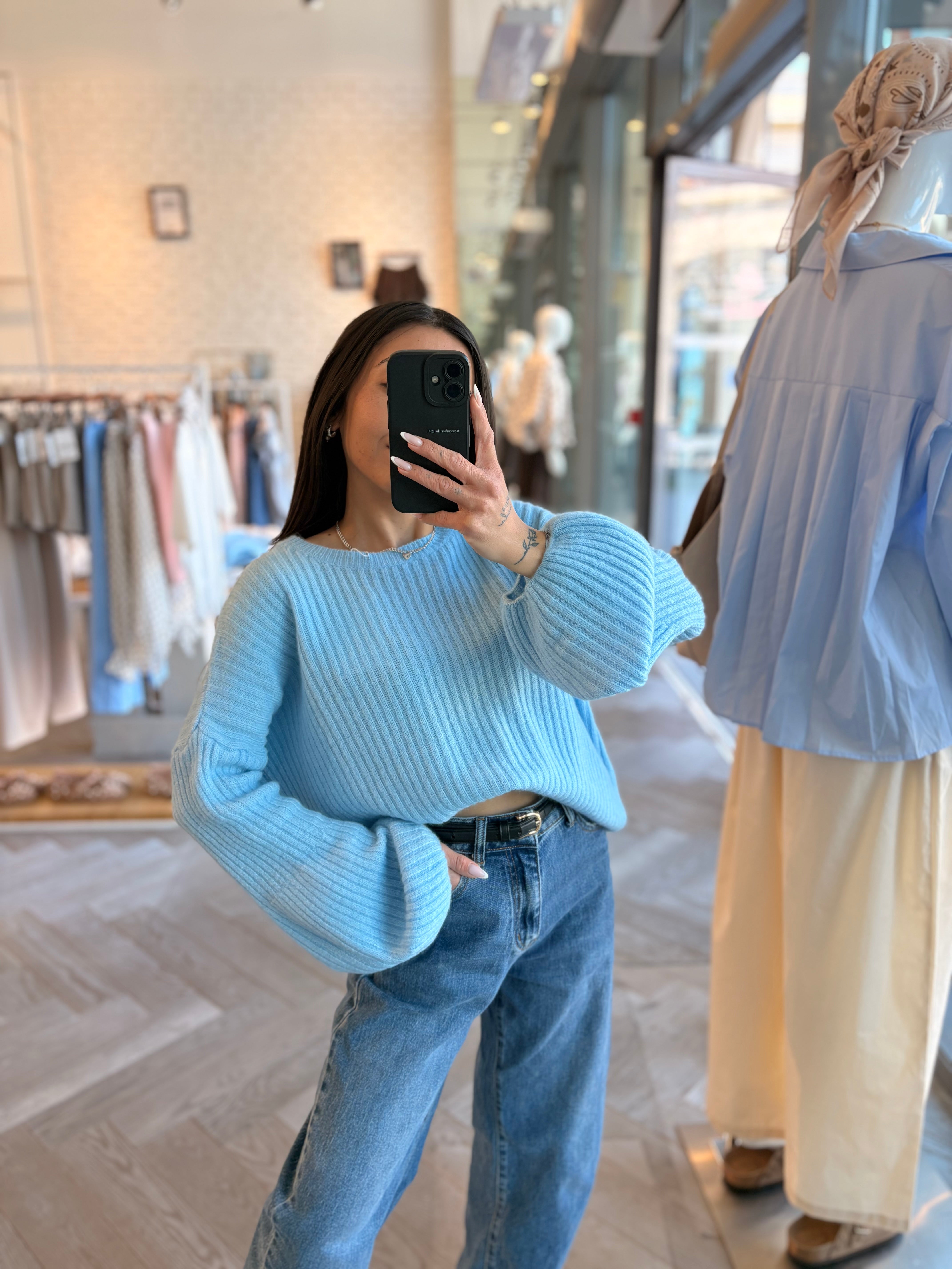 Pull SANDRO bleu