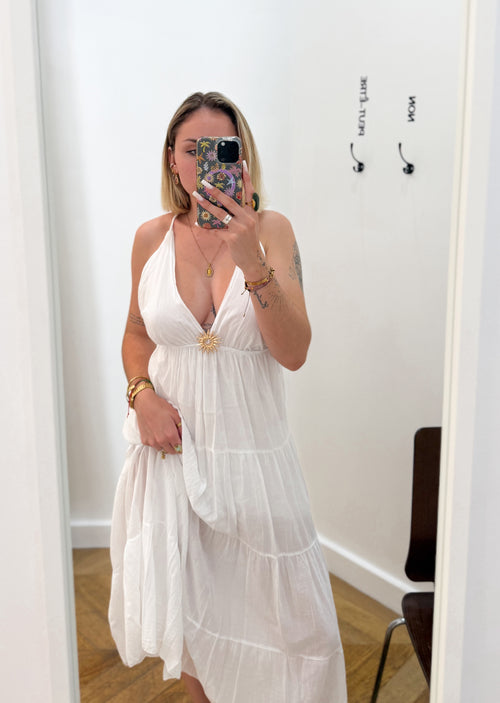 Robe soleil NINA blanc